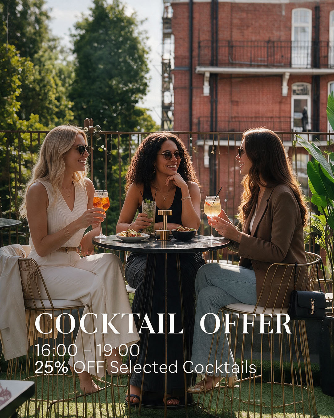 Cocktail Offer — 25% off selected cocktails